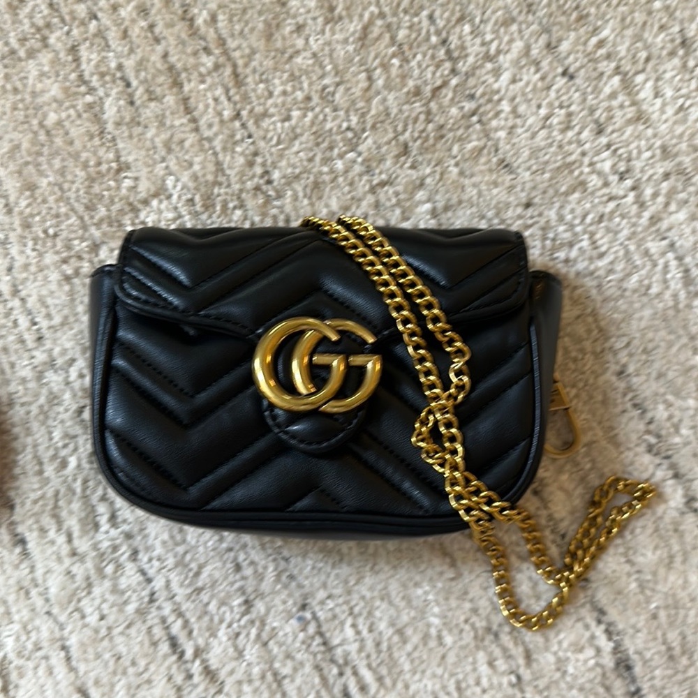 GG mini crossbody bag dupe